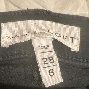 LOFT Women's Dark Green Stretch Jeans